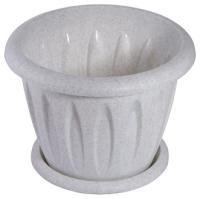 Кашпо "Фелиция" 1,8л мрамор С103М Кашпо "Фелиция" 1,8л мрамор С103М