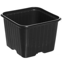 Рассадник 0,33л черный кв. 9*9*6,5см /лист 0,7 /1232шт/А