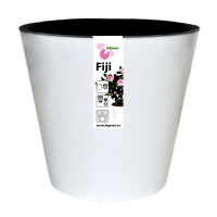 Кашпо Фиджи 1,6л белый с вставкой ING1553БЛ
