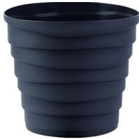 Кашпо Бархан 1,4л антрацит КШ-4316 Кашпо Бархан 1,4л антрацит КШ-4316