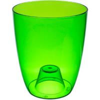 Кашпо ОРХИДЕЯ 2,4л прозрачно-зеленый М3149 Кашпо ОРХИДЕЯ 2,4л прозрачно-зеленый М3149