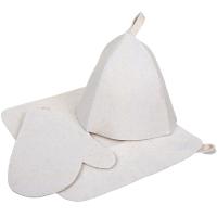 Набор подарочный "Банные штучки" 3 предмета(шапка,коврик,рукавица) 42013/20шт/Профит Набор подарочный "Банные штучки" 3 предмета(шапка,коврик,рукавица) 42013/20шт/Профит