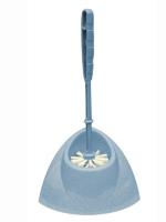 Комплект для туалета БЛЕСК уголок голубой мрамор М5012