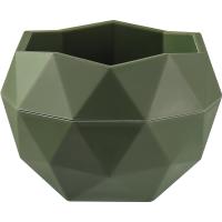 Кашпо Топаз 0,17л теплая хвоя с вставкой КШ-1384 /20шт/ПП 