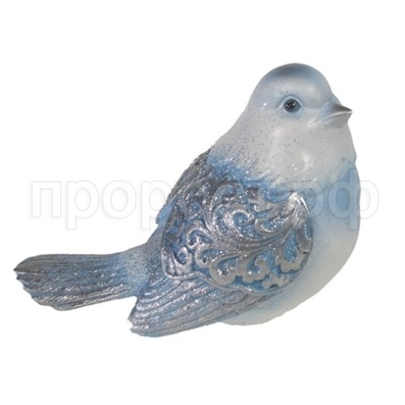 Птичка красивая (голубая) L9W12H9см 626882/W069