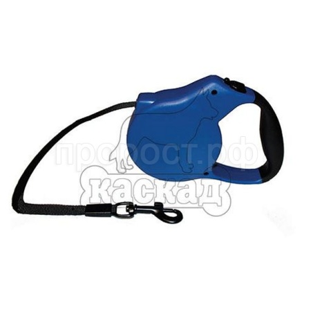 Рулетка автоматическая лента 3м на 15кг синяя/10233554-06/Каскад