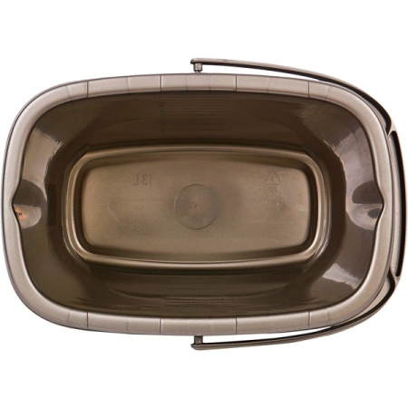 Ведро 13л Spin&Clean Step прямоугольное антрацит SV5007 /14шт/ПР