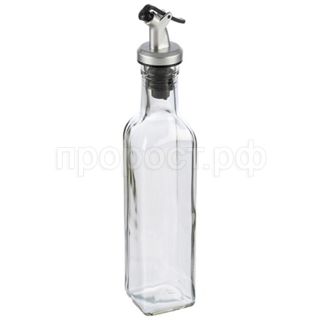 Емкость д/масла-уксуса 500мл стеклянная с дозатором /24шт/103806/Mallony