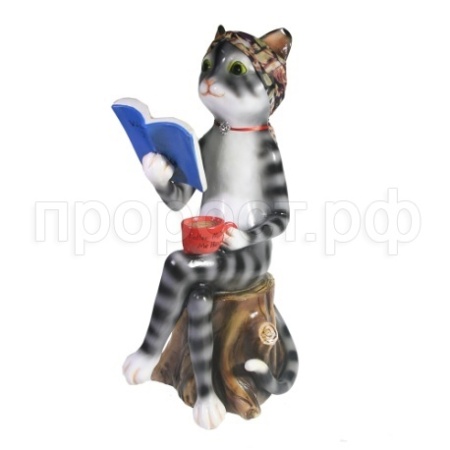 Фигура Кошка Анфиса c банданой L21W17H41 713714/D103