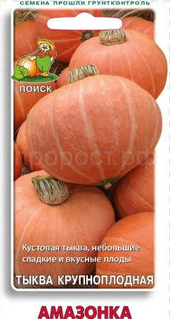 Тыква крупноплодная Амазонка 10шт 