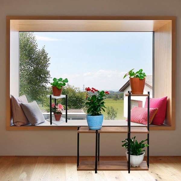 Полка №2 мебельная для цветов ТАКСОНИЯ 2 горш. ЛДСП 23*23*h36см РЗДИ Полка №2 мебельная для цветов ТАКСОНИЯ 2 горш. ЛДСП 23*23*h36см РЗДИ