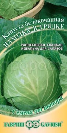 Капуста белокочанная Находка в грядке 0,1г