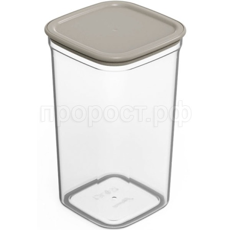 Контейнер д/сыпуч. прод. 1,3л Смарт пыльно-серый С414ПСЕР /16шт/Мартика