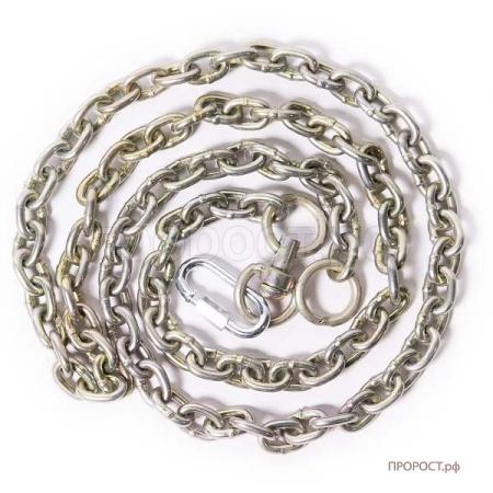 Цепь будочная №8 /8мм*3м короткозвенная\Россия
