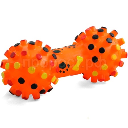 Игрушка с Гантель с шипами винил 20см/12101018/Триол