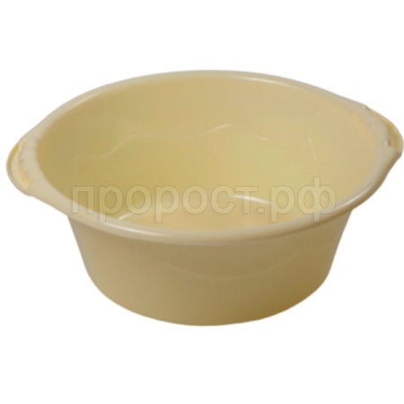Таз 18л Р особо прочный ванильный /10шт/Рад