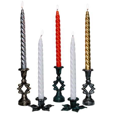 ДЕКОР Подсвечник Ампир антик серебро РЗДИ/1шт