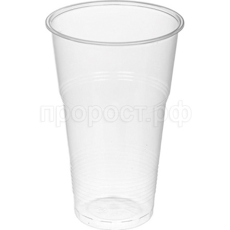 Стакан 500мл прозрачный без ТМ (50шт) /20шт/ НТ Стакан 500мл прозрачный без ТМ (50шт) /20шт/ НТ