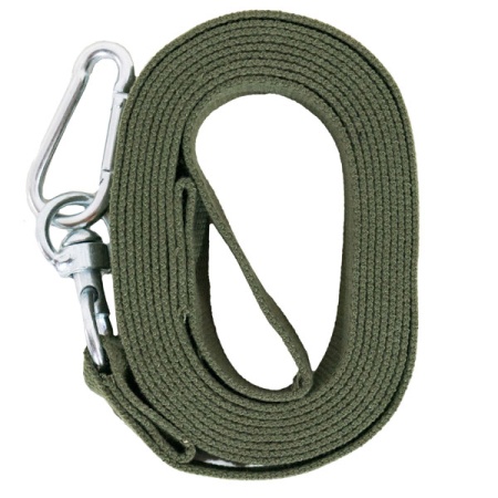 Поводок брезент 35мм*3м + карабин/29821/Бим