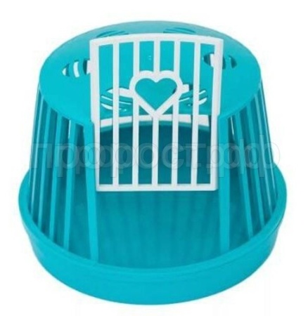 Переноска д/мелких животных пластик (не комплект)/3565бирюза/Дарэлл