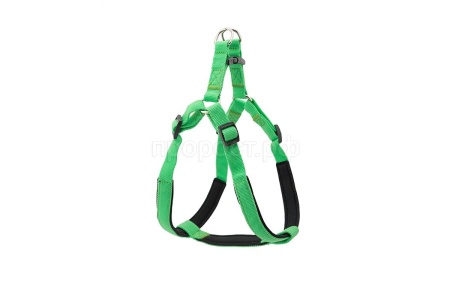 Шлейка синтетика 20мм Евро S быстросъемная с мягкой подкладкой салатовая/031520салат/Дарэлл