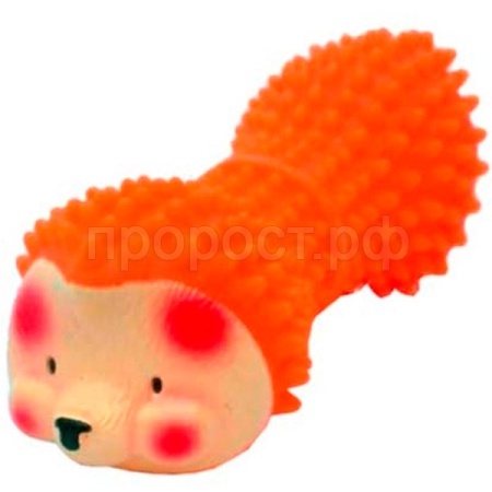 Игрушка с Гантель Ежик из винила д/крупных пород 19см/С5794/ЗР