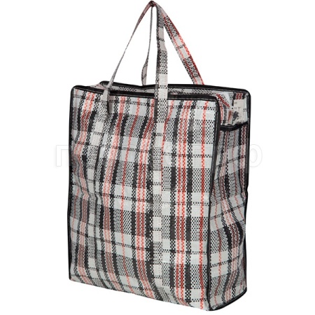Сумка на молнии 40*35*15см клетка полипропилен 008581 /шт/Рыжий Кот Сумка на молнии 40*35*15см клетка полипропилен 008581 /шт/Рыжий Кот