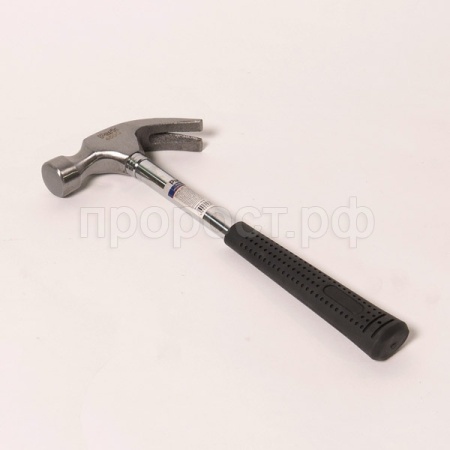 Молоток с гвоздодером 450 гр HAM45CL металлическая обрезиненная рукоятка  Молоток с гвоздодером 450 гр HAM45CL металлическая обрезиненная рукоятка