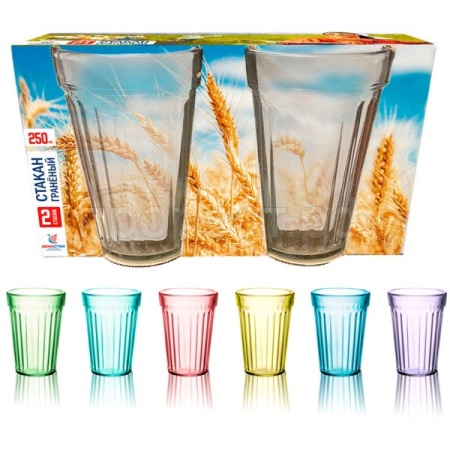 Набор стаканов Скандинавский стиль Микс 250мл (2шт)785/2-Н5/Н7 