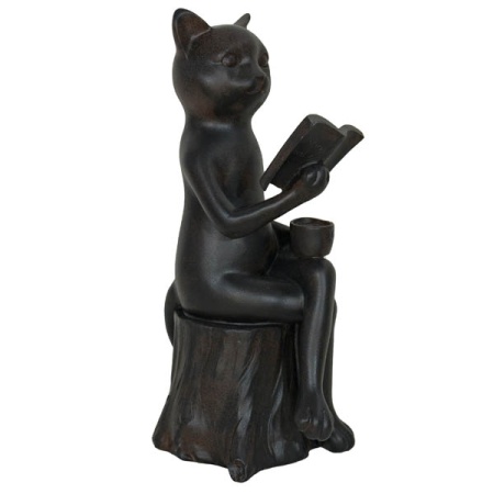 Фигура Кошка Анфиса (черный) L21W17H41 718071/D103