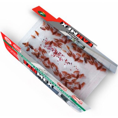 Клеевая ловушка-домик FARMEX от тараканов и муравьев (1шт) 