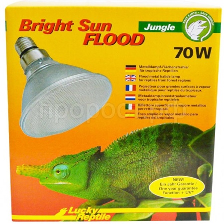 Лампа 3в1 LUCKY REPTILE Bright Sun UV FLOOD Джунгли 70Вт (Германия) BSFJ-70 Лампа 3в1 LUCKY REPTILE Bright Sun UV FLOOD Джунгли 70Вт (Германия) BSFJ-70