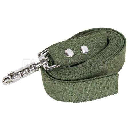 Поводок брезент 35мм*3м цилиндрический карабин/29911/Бим
