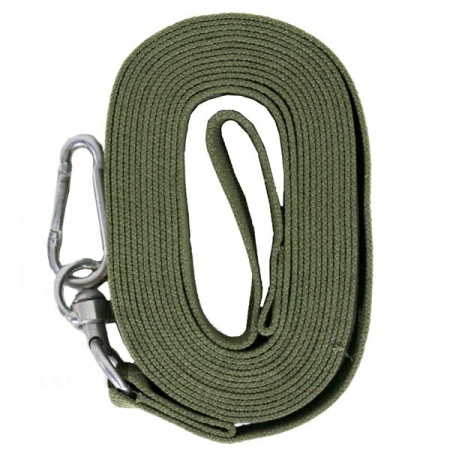 Поводок брезент 35мм*5м + карабин/29822/Бим