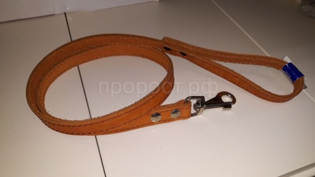 Поводок кожа 23мм 1слойный 1,3м/120023/Бим