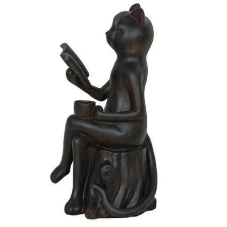 Фигура Кошка Анфиса (черный) L21W17H41 718071/D103