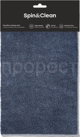 Салфетки универсальные Spin&Clean микрофибра 30*30см антрацит SC6901 /60шт/ПР