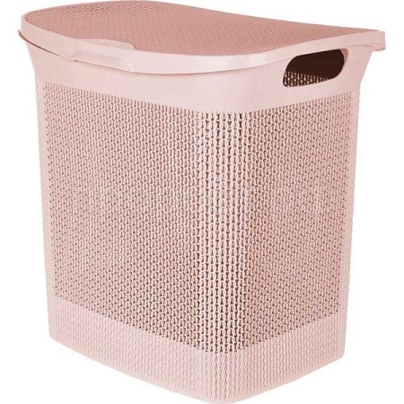 Корзина д/белья Keeplex Ajur 35л 43*34*45см бежевый топаз KL4100/3шт/ПР