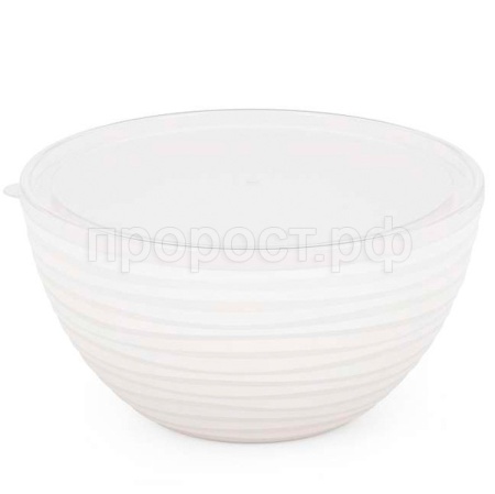 Чаша Оазис 2,5л с крышкой белый М8415 /11шт/ Альтерн