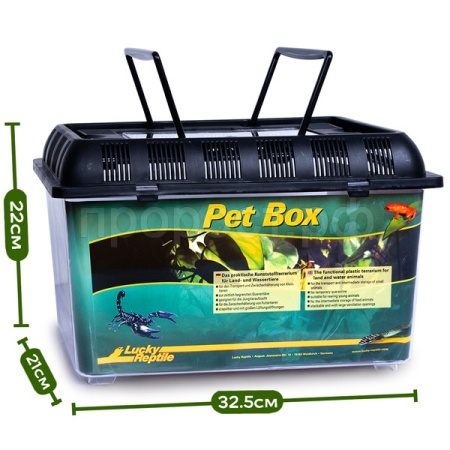 Переноска д/рептилий LUCKY REPTILE Pet Box Medium 32.5x22x21см (Германия) PB-M Переноска д/рептилий LUCKY REPTILE Pet Box Medium 32.5x22x21см (Германия) PB-M