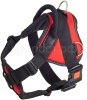 Шлейка нейлон S с грудью,фаст с блокировкой, красный обхв.груди 55-70см/19002422-02