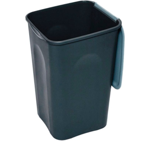 Бак универсальный квадрат. 43л с крышкой серый /38440/VERDE
