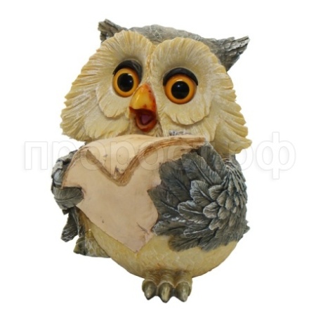 Копилка Сова читает L15W20H18см 626463/SK040