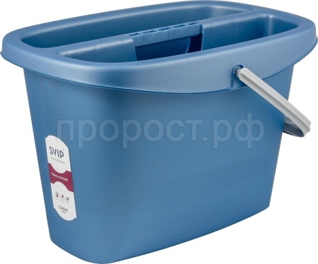 Ведро 13л с вставкой Step прямоугольное индиго SV5003 /7шт/ПР