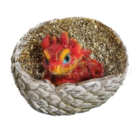 Фигура Копилка Дракон в яйце  L11,5W10H10  716389/SK234