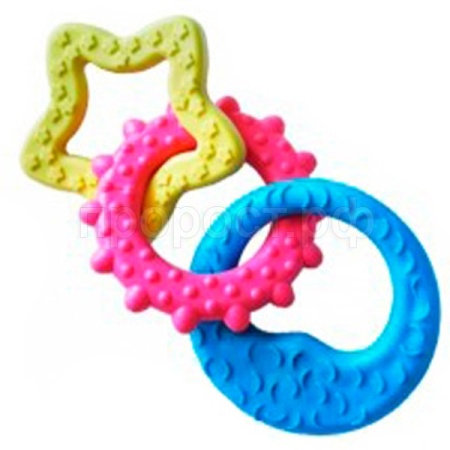 Игрушка с Набор связка (звезда,шестеренка,кольцо) 17см литые/ИШ113/ Евро