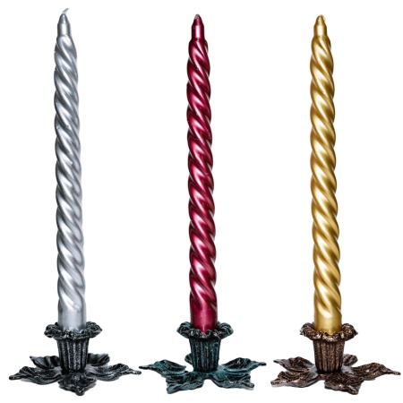 ДЕКОР Подсвечник Цветок антик золото РЗДИ/1шт