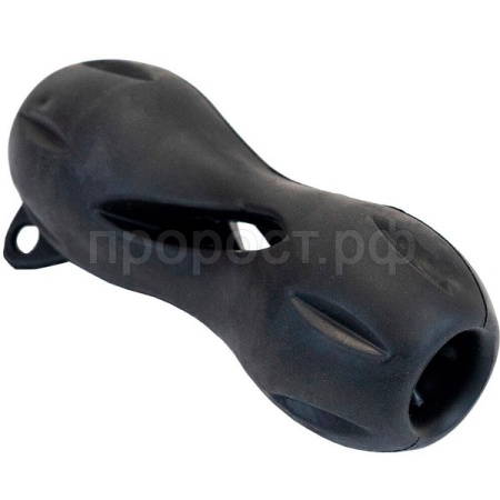 Игрушка с КОСТЬ под лакомство малая 13*D5.5см черная 0210/Дарэлл